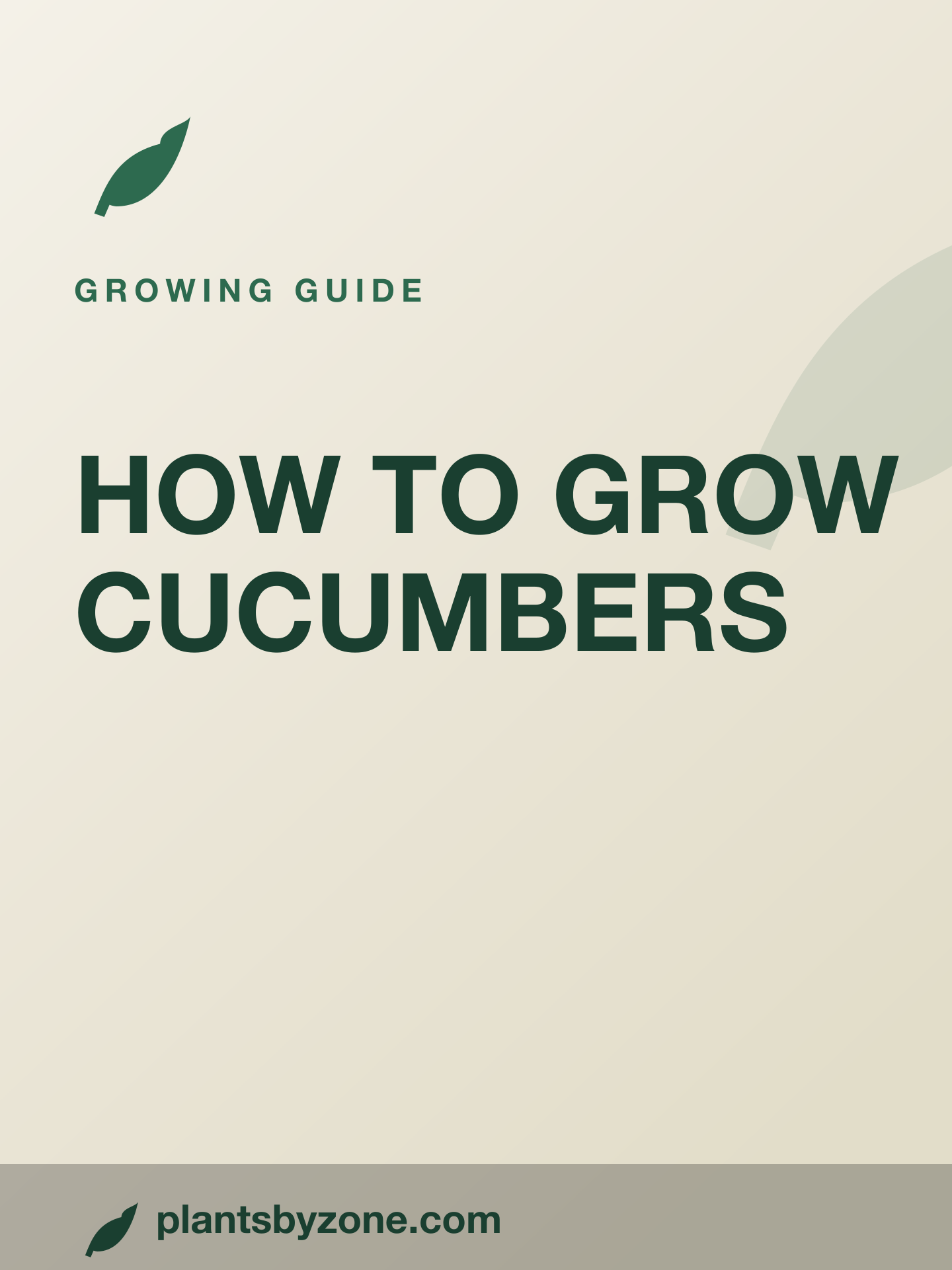 How to Grow Cucumbers — Web Story cover