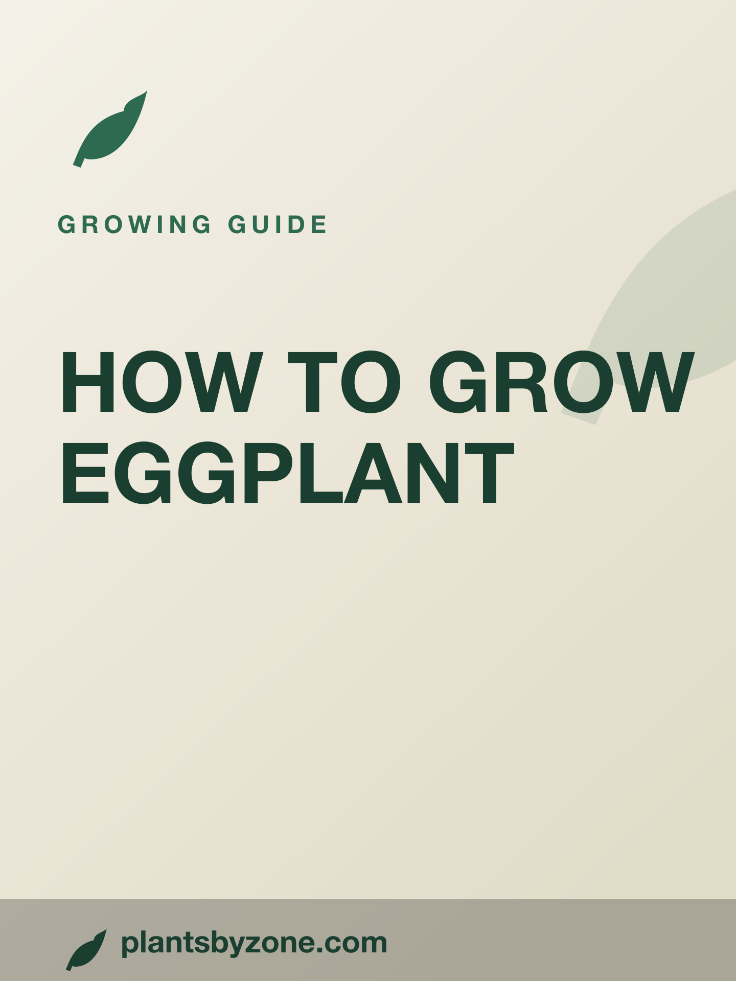 How to Grow Eggplant — Web Story cover